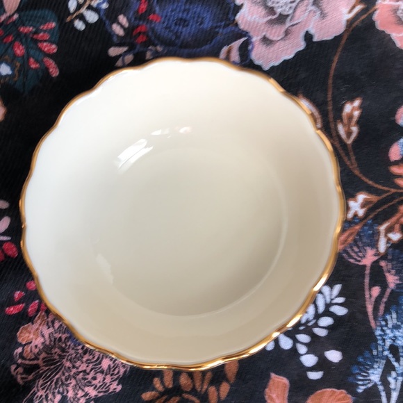 LENOX NIB Rose Blossom Bowl 4.5" Fine Bone China Pure 24K Gold COA Collectible - Picture 11 of 11